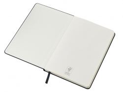 Бизнес-блокнот "С3" софт-тач с магнитом, твердая обложка, 96 листов, черный