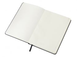 Бизнес-блокнот "С3" софт-тач с магнитом, твердая обложка, 96 листов, черный