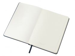 Бизнес-блокнот "С3" софт-тач с магнитом, твердая обложка, 96 листов, темно-синий