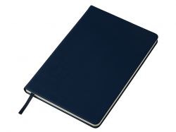 Бизнес-блокнот "С3" софт-тач с магнитом, твердая обложка, 96 листов, темно-синий