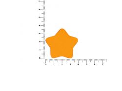 Наклейка тканевая Lunga Bial, M, оранжевый неон