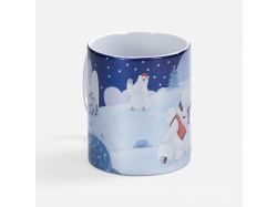 Кружка «Праздничный полюс», серебристая