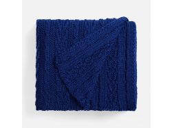 Плед Eloisa, темно-синий (кобальт)