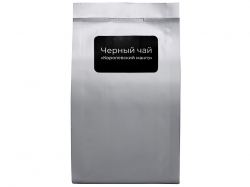 Чай черный "Королевский манго с ананасом",50 гр.,серебристый матовый пакет с нашей этикеткой лицевой
