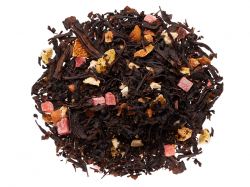 Чай черный "Королевский манго с ананасом",50 гр.,серебристый матовый пакет с нашей этикеткой лицевой