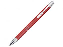 Шариковая ручка Moneta из переработанного алюминия (черные чернила) - Красный