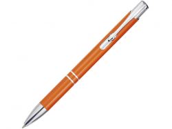 Шариковая ручка Moneta из переработанного алюминия (черные чернила) - Оранжевый