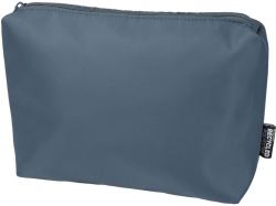 Trip Aware™ дорожная косметичка из переработанного материала 2 л, серо-синий