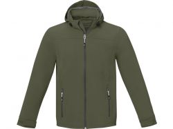 Куртка софтшел "Ланглей" мужская, зеленый лесной