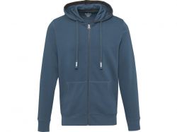 Толстовка «Арора» мужская с капюшоном, серо-синий
