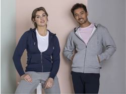 Толстовка «Арора» мужская с капюшоном, серо-синий