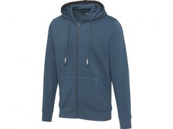 Толстовка «Арора» мужская с капюшоном, серо-синий