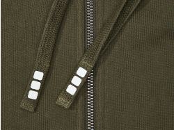 Толстовка «Арора» мужская с капюшоном, зеленый лесной