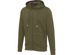Толстовка «Арора» мужская с капюшоном, зеленый лесной
