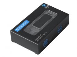 Флешка 32 ГБ USB Type-C и USB 3.0 с подсветкой лого «Спинлайт»