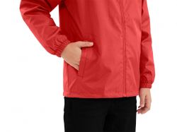 Ветровка "Miami 2.0" детская с чехлом, красный