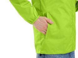 Ветровка "Miami 2.0" мужская с чехлом, зеленое яблоко