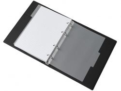 Блокнот на кольцах "Favor", черный