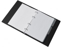 Блокнот на кольцах "Favor", черный