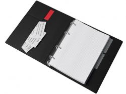 Блокнот на кольцах "Favor", черный