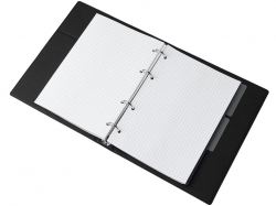 Блокнот на кольцах "Favor", черный