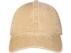 Графтон 6-панельная промытая кепка, бежевый