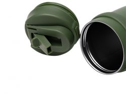 Термокружка KALAM/КАЛАМ с двойными стенками, темно-зеленый