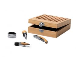 Набор для вина с шахматами «ФРЕСНО»