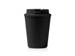 Стакан OKLAN/ОКЛАН с полипропиленовым корпусом и крышкой, черный