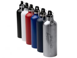 Бутылка LUWAK/ЛЮВАК из переработанной нержавеющей стали с карабином, черный