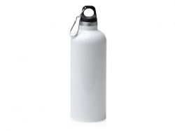 Бутылка LUWAK/ЛЮВАК из переработанной нержавеющей стали с карабином, белый