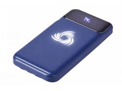 Внешний беспроводной аккумулятор c QC/PD «Арти», 10000 mAh, темно-синий
