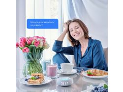 Умная колонка «Капсула Мини» с помощником «Маруся», светло-серая