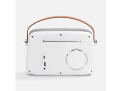 Bluetooth-колонка с радио Retronica, белая