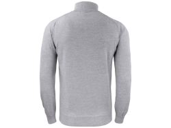 Everett Half Zip Sweater (grey melange)