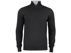 Everett Half Zip Sweater (black)