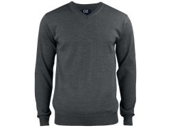 Everett V-Neck (anthracite melange)