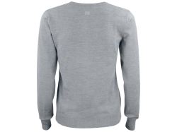 Everett V-Neck Woman (grey melange)