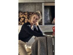 Everett V-Neck Woman (anthracite melange)