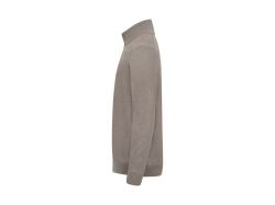 Oakville Half Zip Sweater (nougat melange)