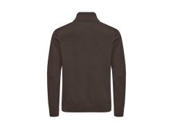 Oakville Half Zip Sweater (dark mocca)