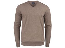 Oakville V-Neck (nougat melange)