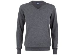 Oakville V-Neck Woman (anthracite melange)