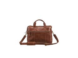 Leather Line Briefcase (cognac)