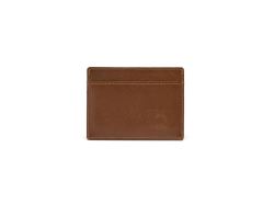 Leather Line Card Holder In Box Cognac (cognac)