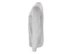 Merino U-Neck (light grey melange)