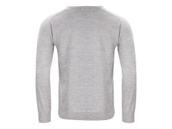 Merino V-Neck (light grey melange)