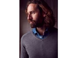 Merino V-Neck (light grey melange)