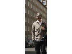 Modern Zip Overshirt (walnut)