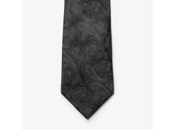 Solid Paisley Tie (black)
